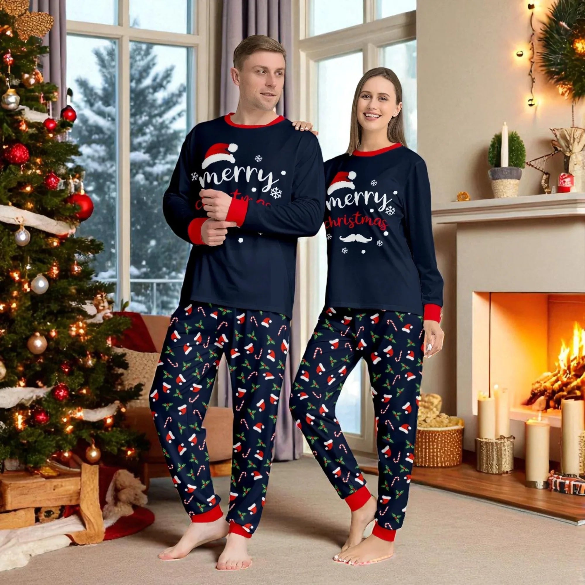 Christmas Print Family Pyjamas