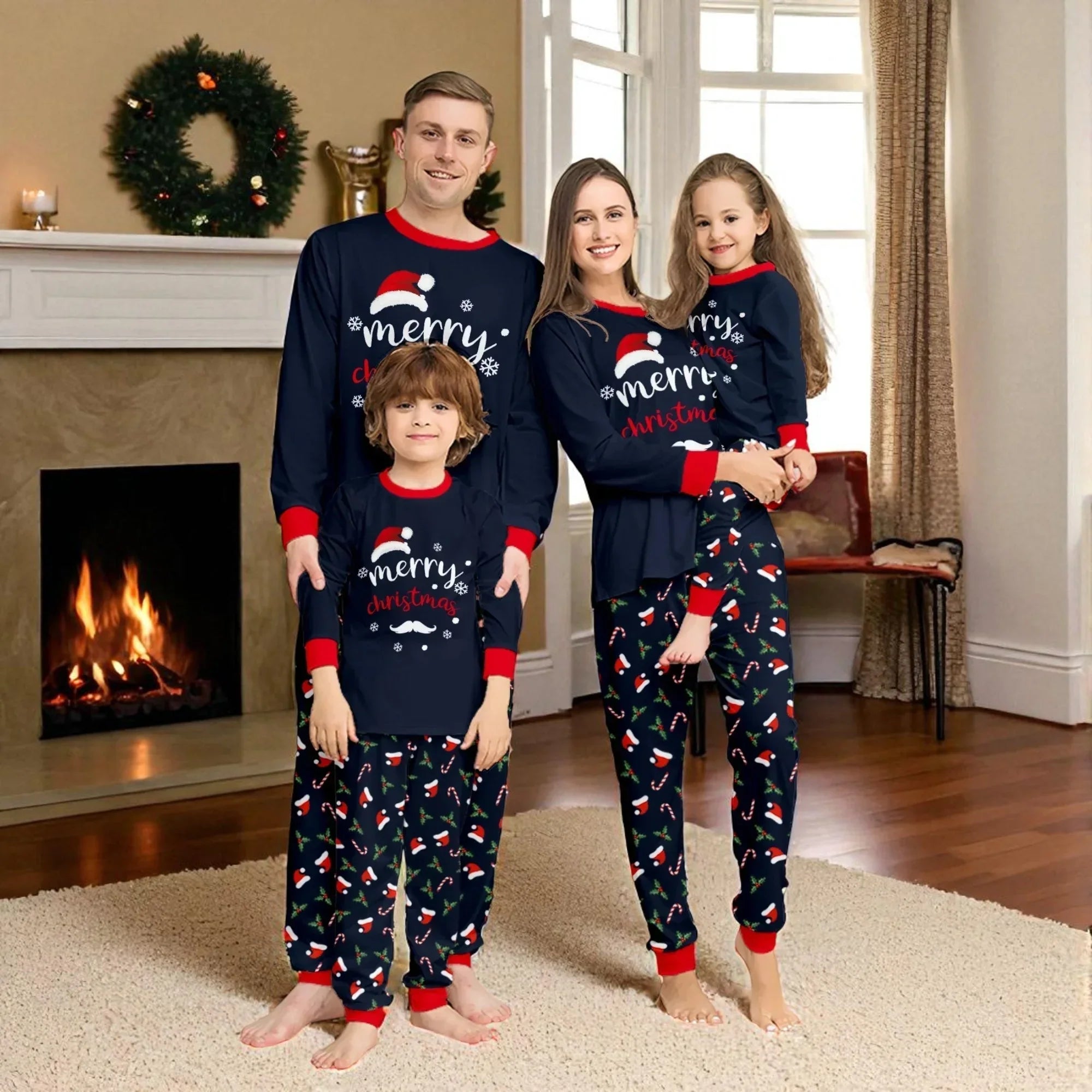 Christmas Print Family Pyjamas