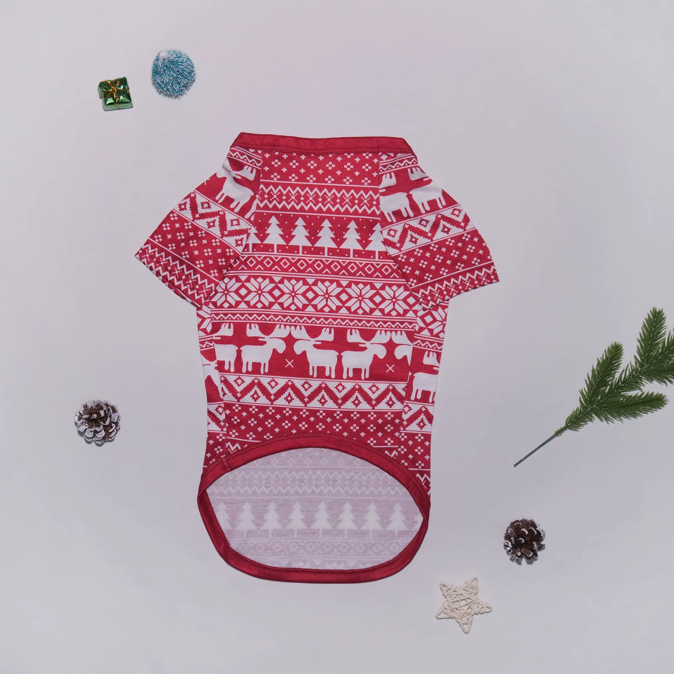 Red Christmas Pattern Family Pyjamas